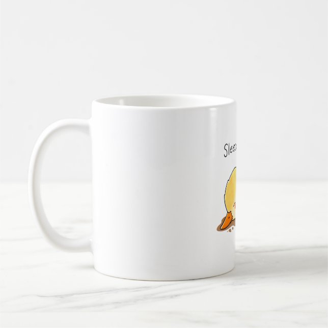 Mug Dormir comme canard (Gauche)