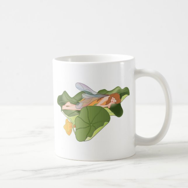 Mug Dormir sur les fées de Lotus Feuilles (Droite)