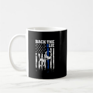 Mug Dos Bleu Léger Bleu Drapeau Police New York 