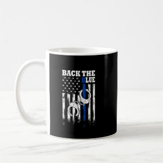 Mug Dos Bleu Léger Bleu Drapeau Police New York