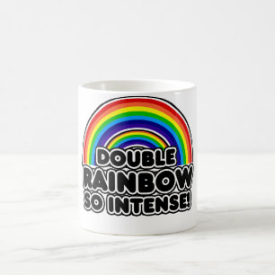 Mug Double arc-en-ciel si intense