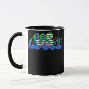 Mug Double citoyenneté Demi-Aussie Américain Australie