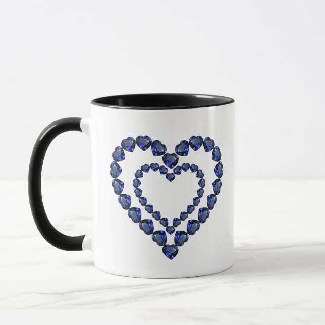 Mug Double coeur (Gauche)
