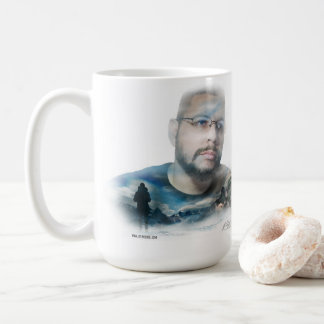 Mug Double exposition de loup gris
