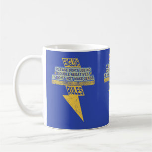 Mug Double lecture négative de l'anglais