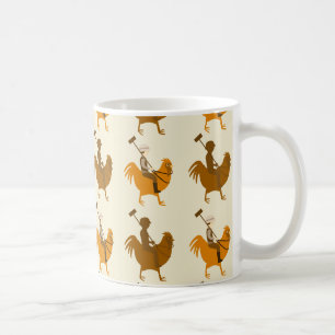 Mug Double Motif Pollo