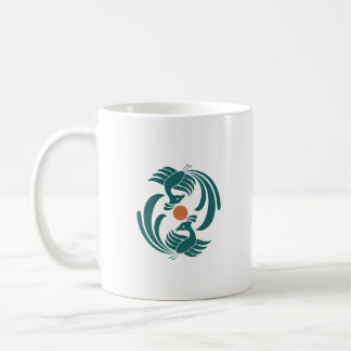 Mug double phénix vintage