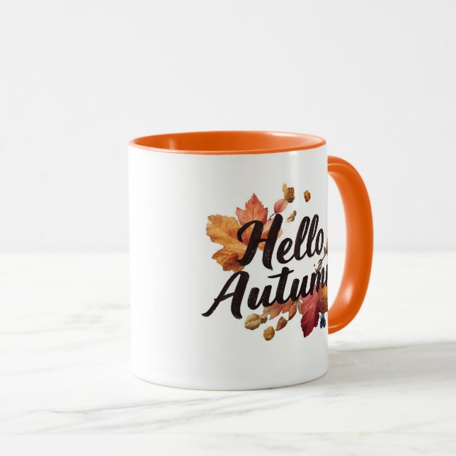 Mug Douces salutations d'automne (Devant droit)