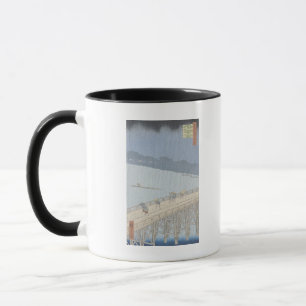 Mug Douche soudaine sur le pont d'Ohashi chez Ataka