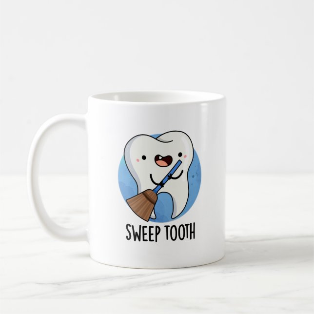 Mug Douille Dentelle Dentaire Drôle Pun (Gauche)