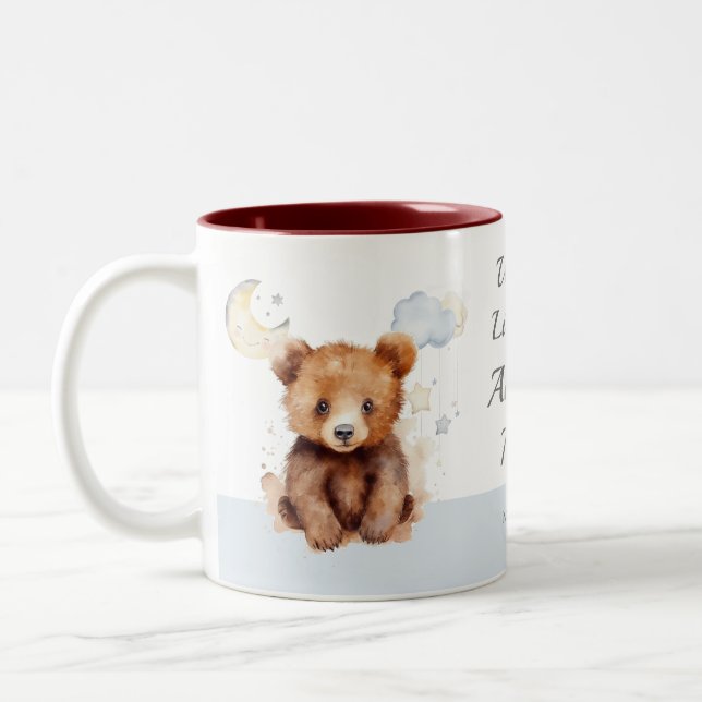 Mug d'ours mignon et neutre (Gauche)