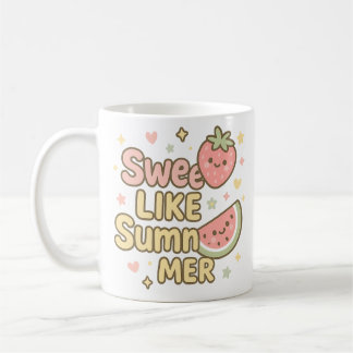 Mug Doux comme l'été – Design d'été mignon et coloré
