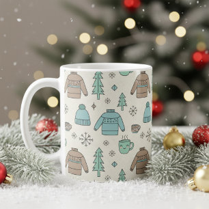 Mug Doux Pull de l'Hiver & Chocolat Chaud