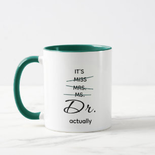 Mug Dr. En fait Dark Green