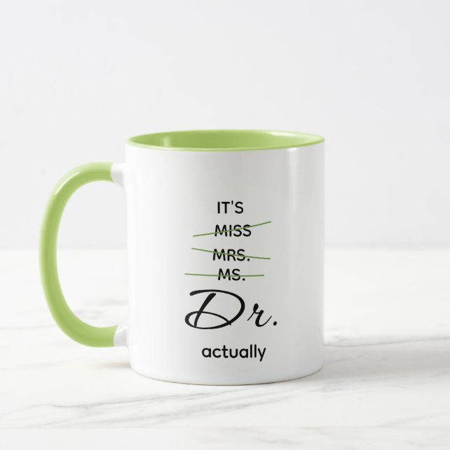 Mug Dr. En fait Green (Gauche)