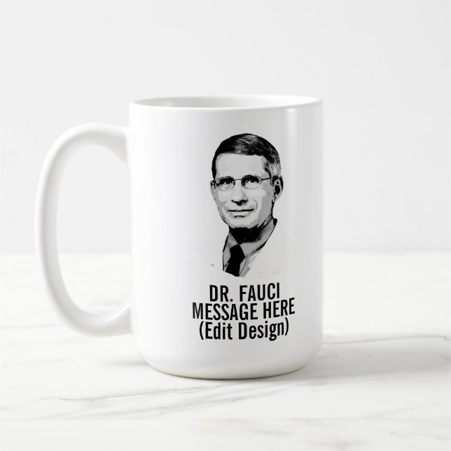 Mug DR FAUCI personnalisé (Gauche)
