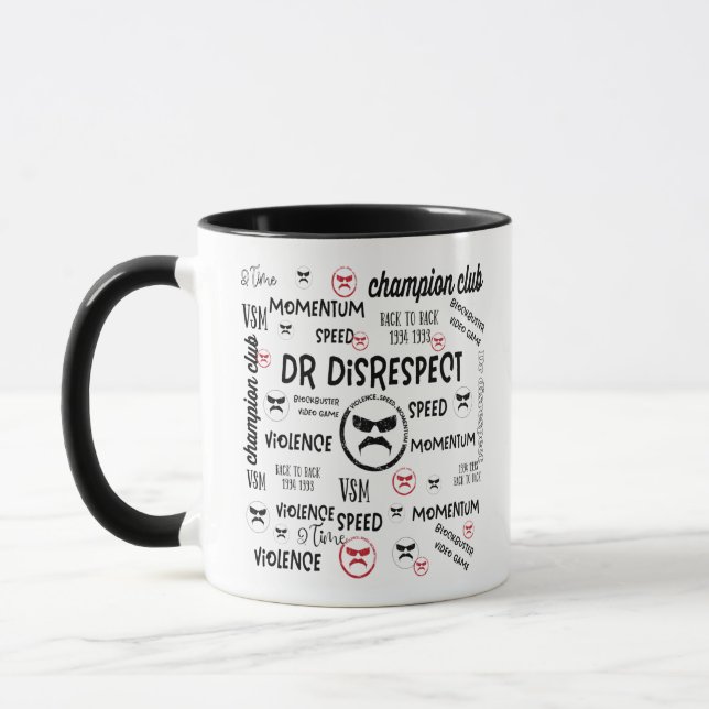 Mug Dr. Manque De Respect Violence Accélération (Gauche)
