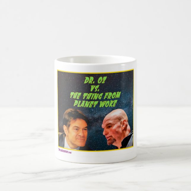 Mug Dr OZ contre la "chose" de Planet Woke (Centre)