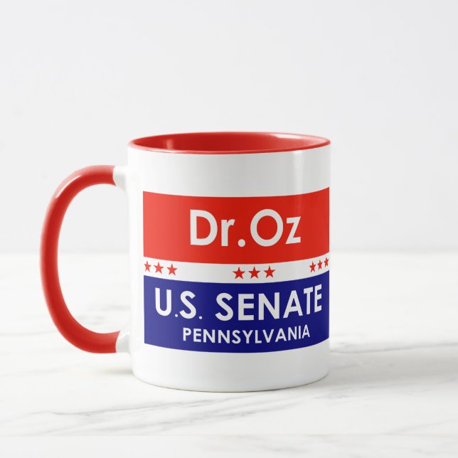 Mug Dr Oz Sénat américain Pennsylvanie (Gauche)