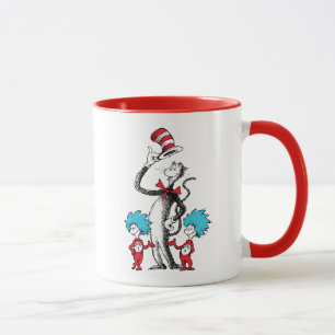 Mug Dr Seuss   Chat dans le Casquette, Chose un & Chos