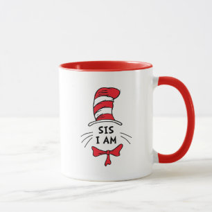 Mug Dr Seuss   Chat dans le Casquette - Sis I am