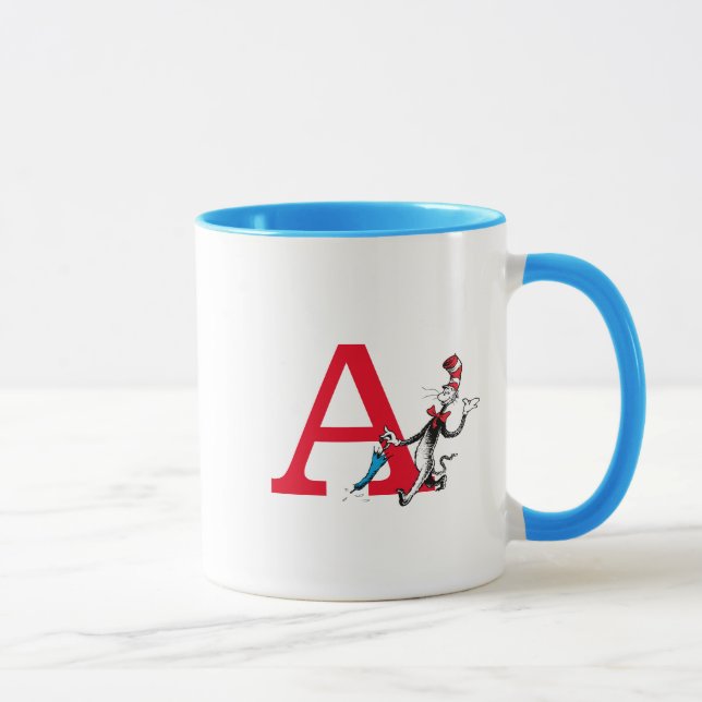 Mug Dr. Seuss Chat dans le Casquette Umbrella Walk Mon (Droite)