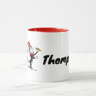 Mug Dr Seuss   Chat dans le nom tiré du Casquette