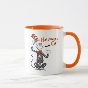 Mug Dr Seuss   Chat d'Halloween en Casquette