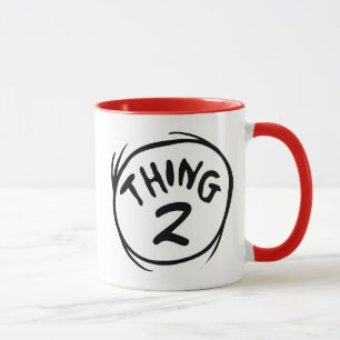 Mug Dr. Seuss   Chose Personnalisée Un Deux