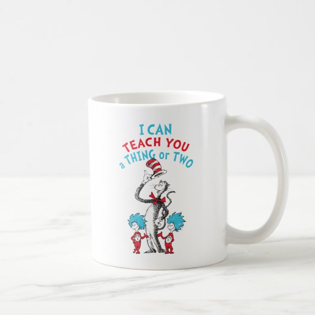 Mug Dr Seuss | Enseignant Je Peux Vous Enseigner Une C (Droite)