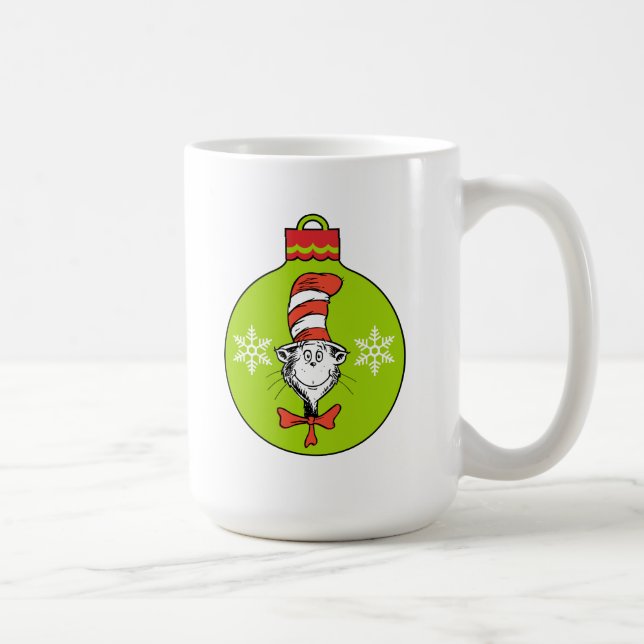 Mug Dr Seuss | Grinch | Chat dans l'ornement Casquette (Droite)