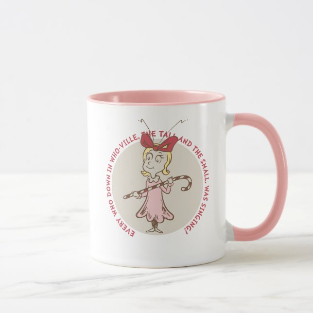 Mug Dr Seuss | Grinch | Cindy-Lou Qui - Mignonne Quot (Droite)