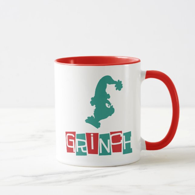 Mug Dr. Seuss | Grinch - Rouge & Vert (Droite)