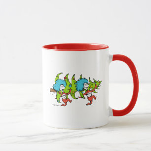Mug Dr. Seuss Grinch Thing One et Thing Two Noël