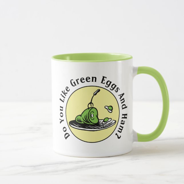Mug Dr. Seuss | Icône des œufs verts et du jambon (Droite)