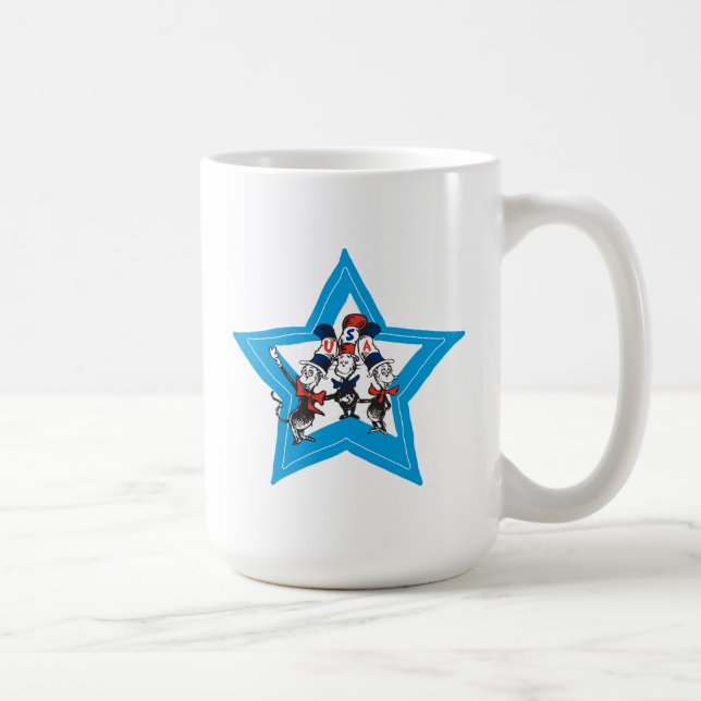 Mug Dr Seuss | Little Cats USA Graphisme Casquette (Droite)