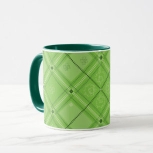 Mug Dr. Seuss motif carreaux jour de la Saint-Patric