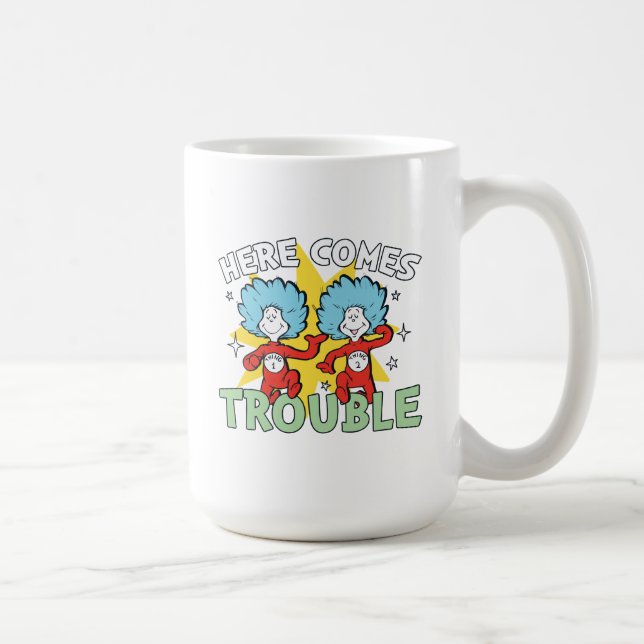 Mug Dr Seuss | Une Chose Deux Ici, C'Est Difficile (Droite)