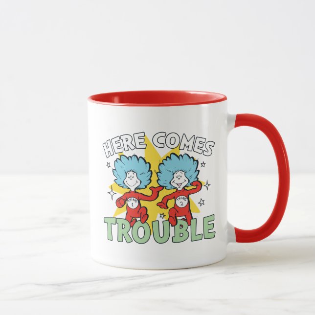 Mug Dr Seuss | Une Chose Deux Ici, C'Est Difficile (Droite)