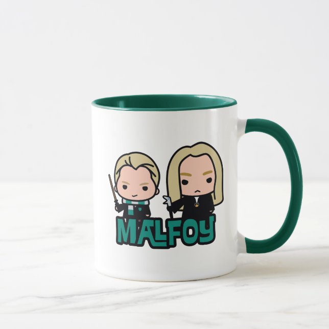 Mug Draco et Lucius Malfoy personnage art (Droite)
