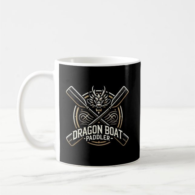Mug Dragon Boat Paddler, Dragon Boat Racing Motivation (Gauche)