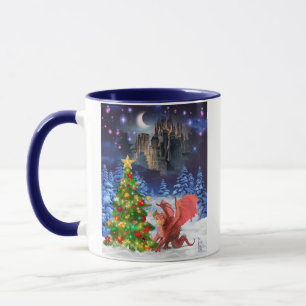 Mug Dragon De Noël En Difficulté