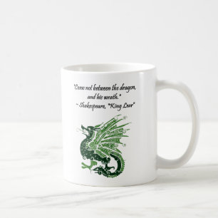 Mug Dragon et son Roi Lear Cartoon de Shakespeare de