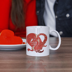 Mug Dragon Heart Valentine