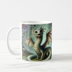 Mug Dragon Jabberwocky Cute Imaginaire Créature Art