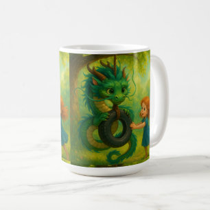Mug Dragon Oriental Migné Big Eyed et Imaginaire de fi