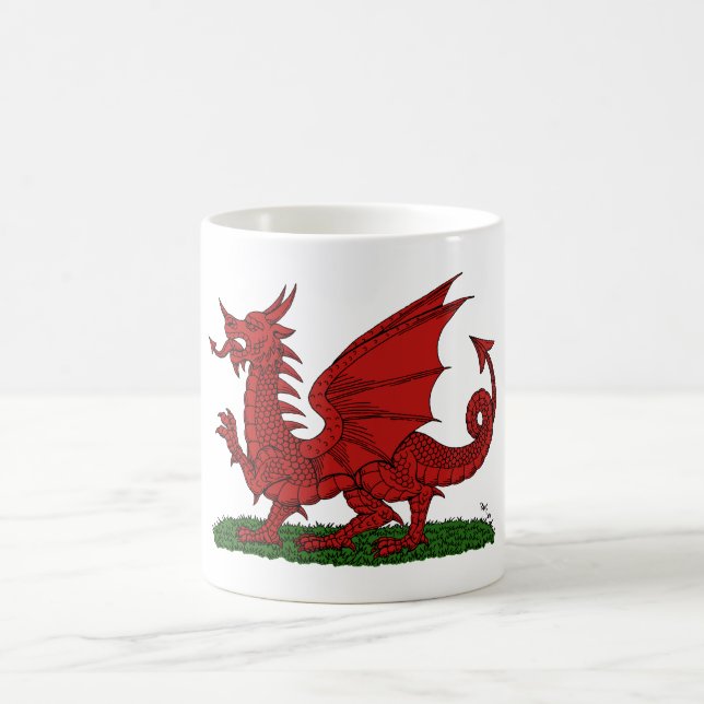Mug Dragon rouge du Pays de Galles (Centre)