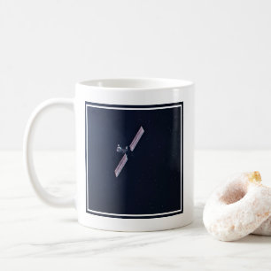 Mug Dragon Xl Spacecraft S'Approche D'Une Passerelle L