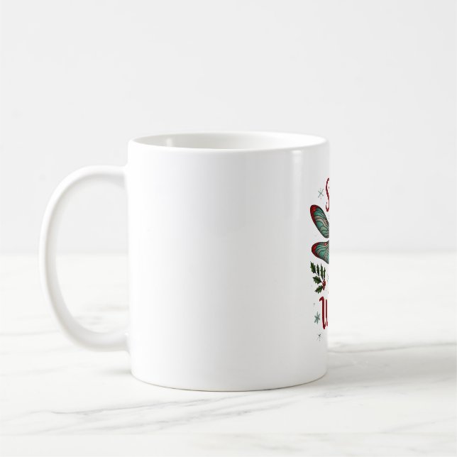 Mug Dragonfly des ailes de sucre de canne (Gauche)