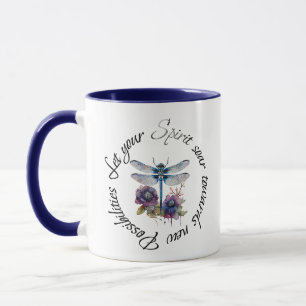 Mug Dragonfly - esprit de nouvelles possibilités